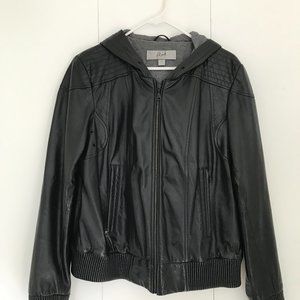 Danier Blink Hooded Leather Jacket